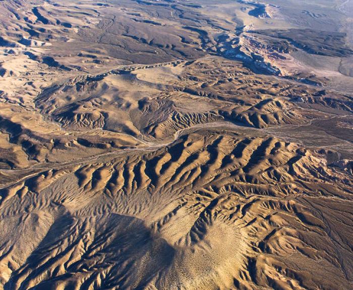 An aerial view of Arizona landscape